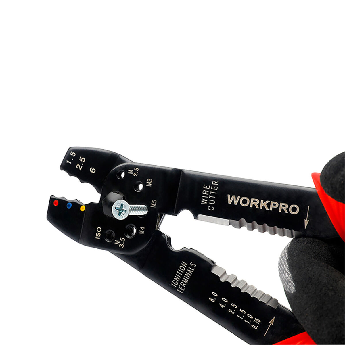Alicates pelacables Workpro 20 cm